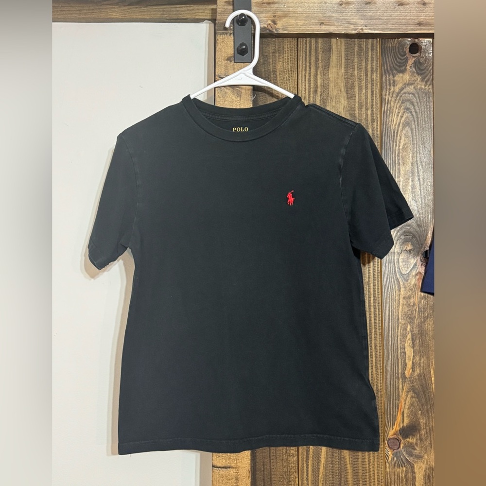 Polo by Ralph Lauren Black Tee with Red Pony